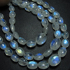 AAA - high quality - amazing - full flashy fire - rainbow moonstone - smooth polished oval shape briolett - size - 4x5 - 7x9 mm approx 75 pcs